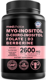 Suplemento 14 en 1 de inositol y soporte hormonal Mujer, 120 capsules