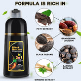 champú 3 en 1 para el color negro,IIIMEIDU cubre canas