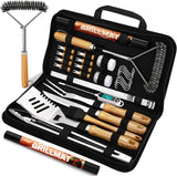 Set de 31 piezas de accesorios de parrilla de acero inoxidable