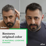 Tinte de cabello para hombre con queratina y vitamina E