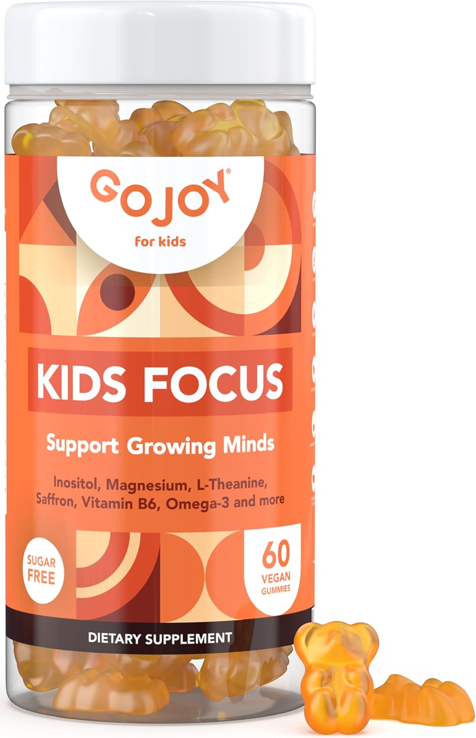 Gummies Niños Enfoque 7 en 1 Veganos Sin Azúcar Kids Focus