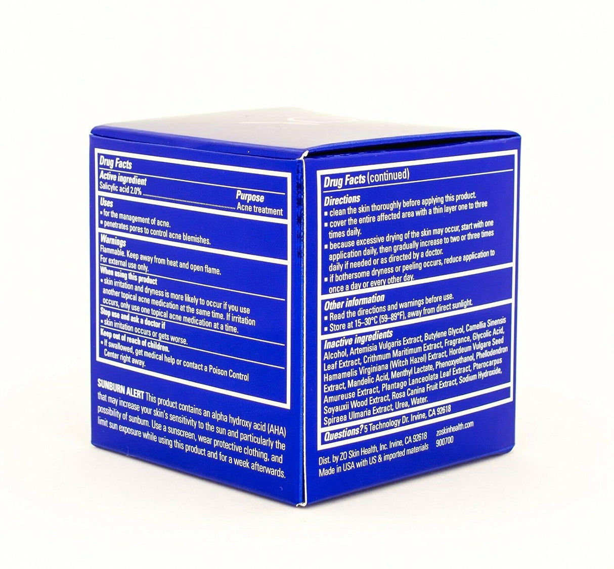 60 Almohadillas de control de aceite ZO SKIN HEALTH