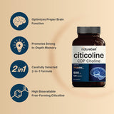 Suplementos de citicolina, colina CDP, dosis optimizada