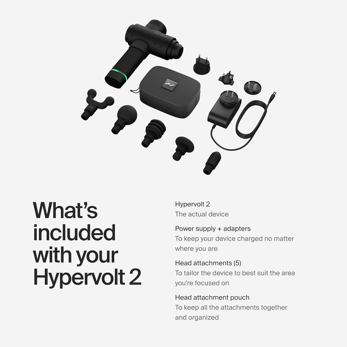 Masajeador Percusivo Hyperice Hypervolt 2 - 3 Velocidades