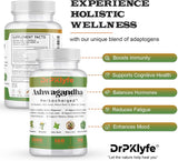 Complejo Ashwagandha 5-1 con Rhodiola, Maca, Ginseng - 180 Cápsulas