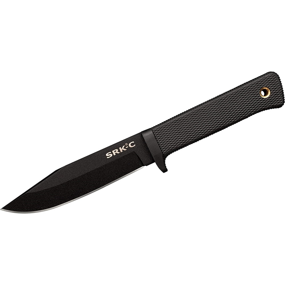 Cuchillo de hoja fija con funda segura