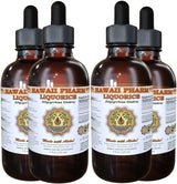 Extracto Líquido de Regaliz Orgánico, 4x4 oz, Glycyrrhiza Glabra