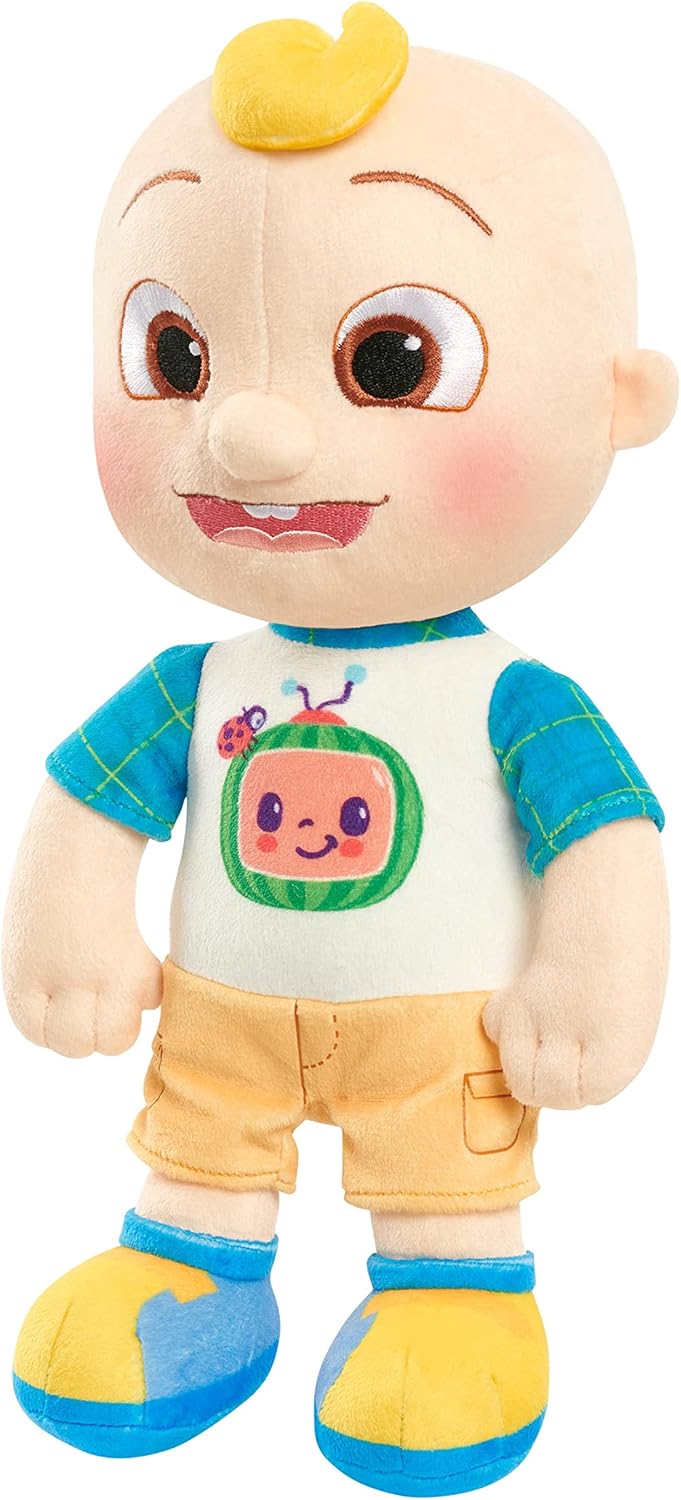 Muñeco de peluche JJ, Just Play, 100% reciclado, 13 pulgadas