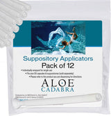 Aloe Cadabra Disposable Vaginal Suppository Applicators 12