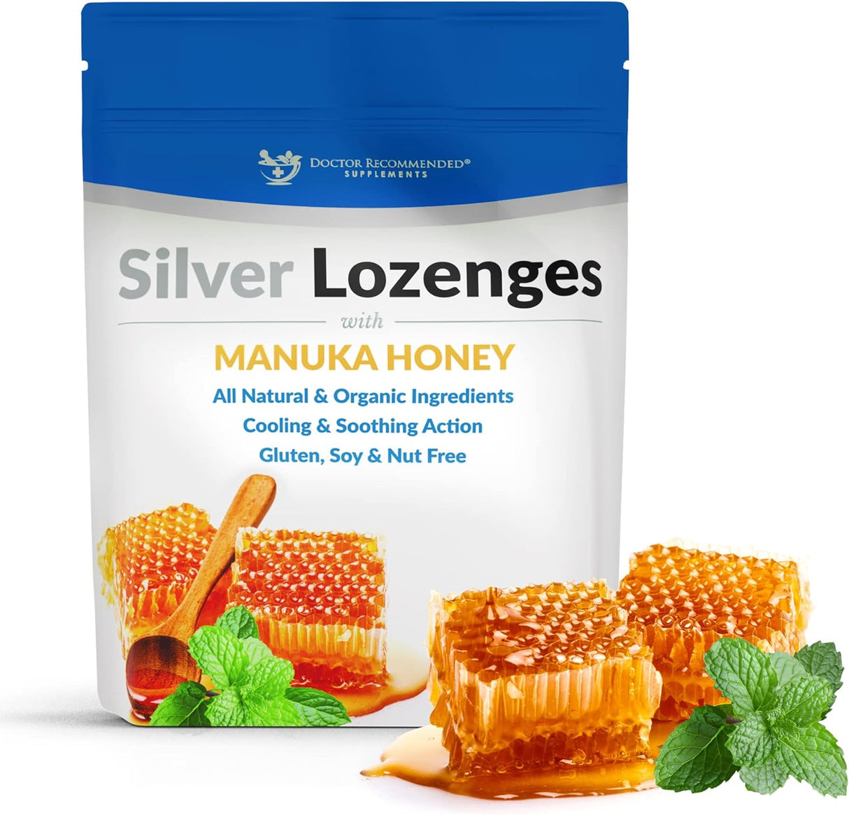 Suplementos Alimenticios Pastillas de plata con miel