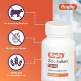 Rugby Zinc Sulfato 220 mg Comprimidos Suplemento 100u