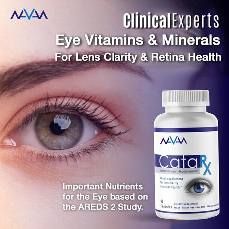 Vitaminas oculares de apoyo macular para la visión veganas