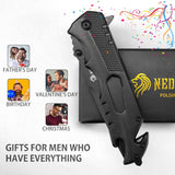 Cuchillo de bolsillo para hombres plegable multiherramienta