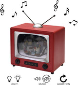 Televisor Retro 6 MOMENTS IN TIME con Música y Luz LED, Animado