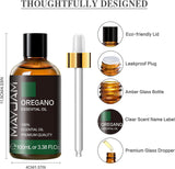 AceiteEsencial de Orégano MAYJAM, 100ml, Difusor, Gotero de Vidrio