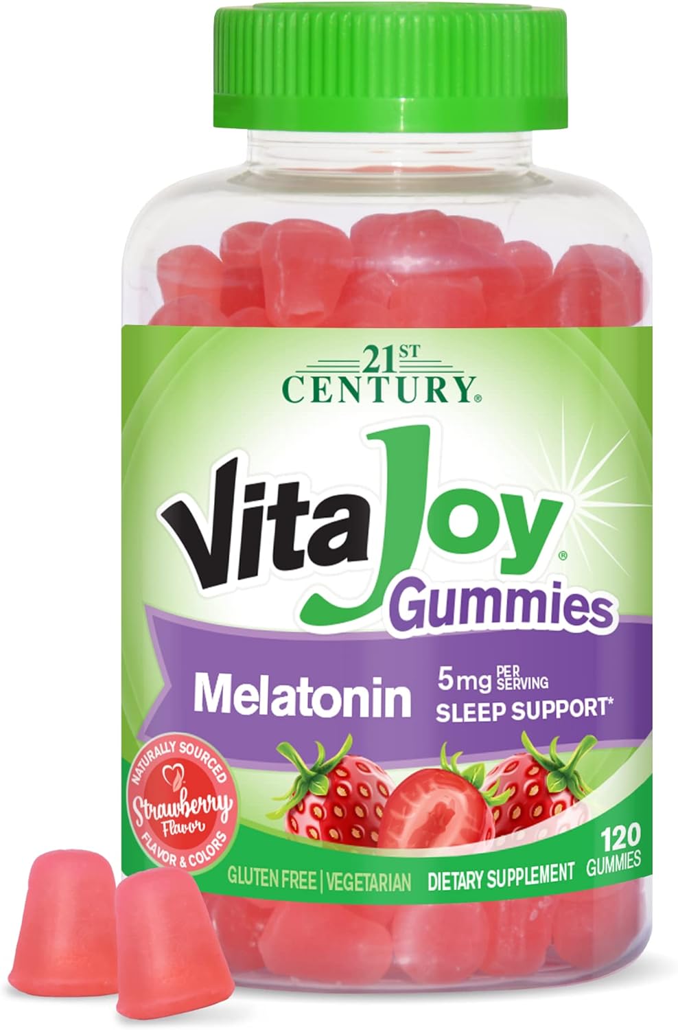 Suplemento Gomitas de para dormir multicolor fresa 120 und