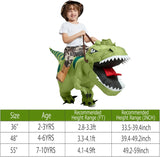 Disfraz Inflable Casa T-Rex para Niños, Divertido, Halloween