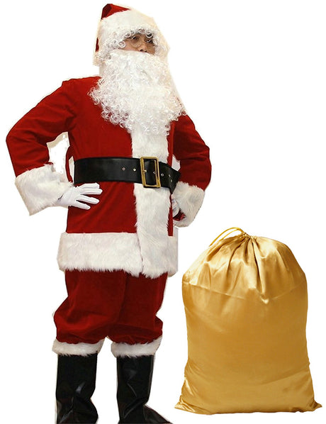 Traje de Santa 10 piezas.