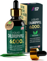 Suplemento Líquido de Clorofila 6000 mg - Antioxidante y Energía