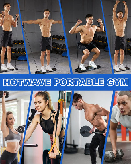 Tablero de Flexiones HOTWAVE, portátil 20 en 1, modelo patentado
