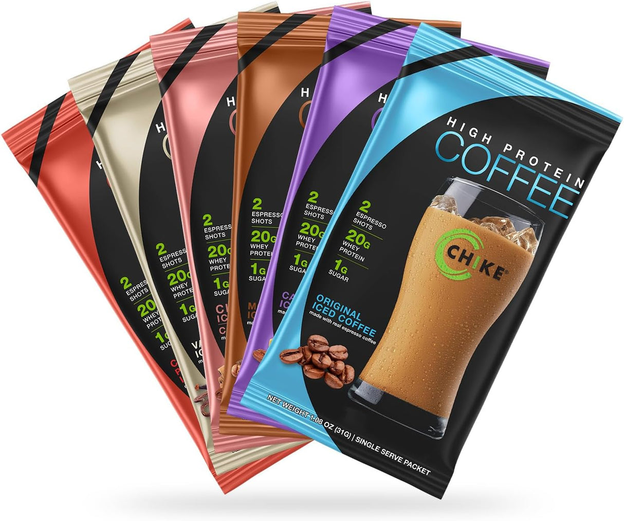 Chike Café Proteico, Pack Muestra, 20g Proteína, 6 Sobres