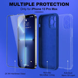 BossKiss Funda líquida de silicona para i13 Pro Max (azul Klein)