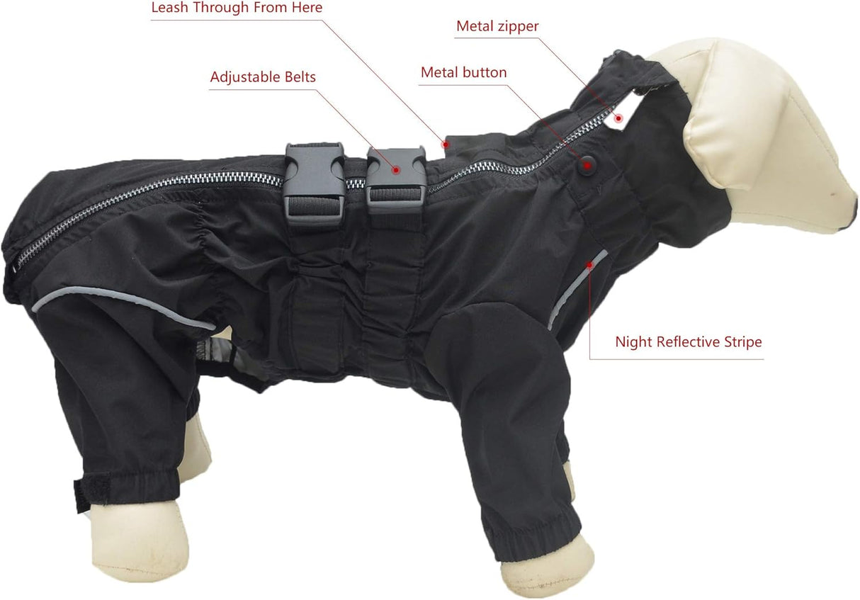 Chaqueta impermeable para perros, segura, ligera, XXL