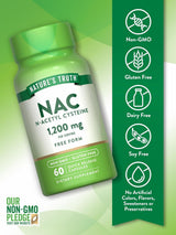 NAC Nature's Truth 1200mg Cápsulas 60 N-Acetil Cisteína