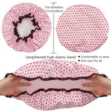 Gorro de Ducha TCOTBE, Reutilizable, Doble Capa Impermeable
