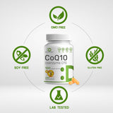 Suplemento CoQ10 100mg, Omega 3, Antioxidante, 240 cápsulas
