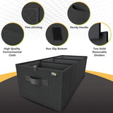 Organizador de Maletero para Auto, Resistente, 3 Compartimentos