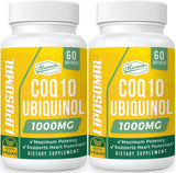 Liposomal CoQ10 1000mg Vegan Antioxidant 120 Softgels