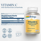 SOLARAY Vitamina C con escaramujos acerola y bioflavonoides