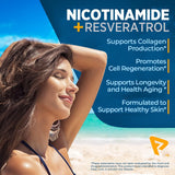 Nicotinamida 500 mg con resveratrol 100 mg 120 cápsulas
