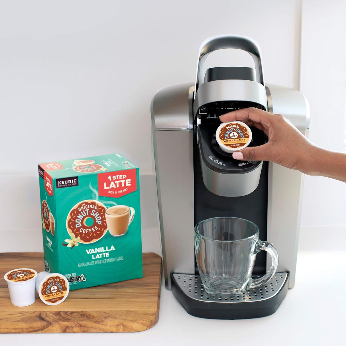 Café Latte Vainilla Original Donut Shop, K-Cup 20 Cuentas