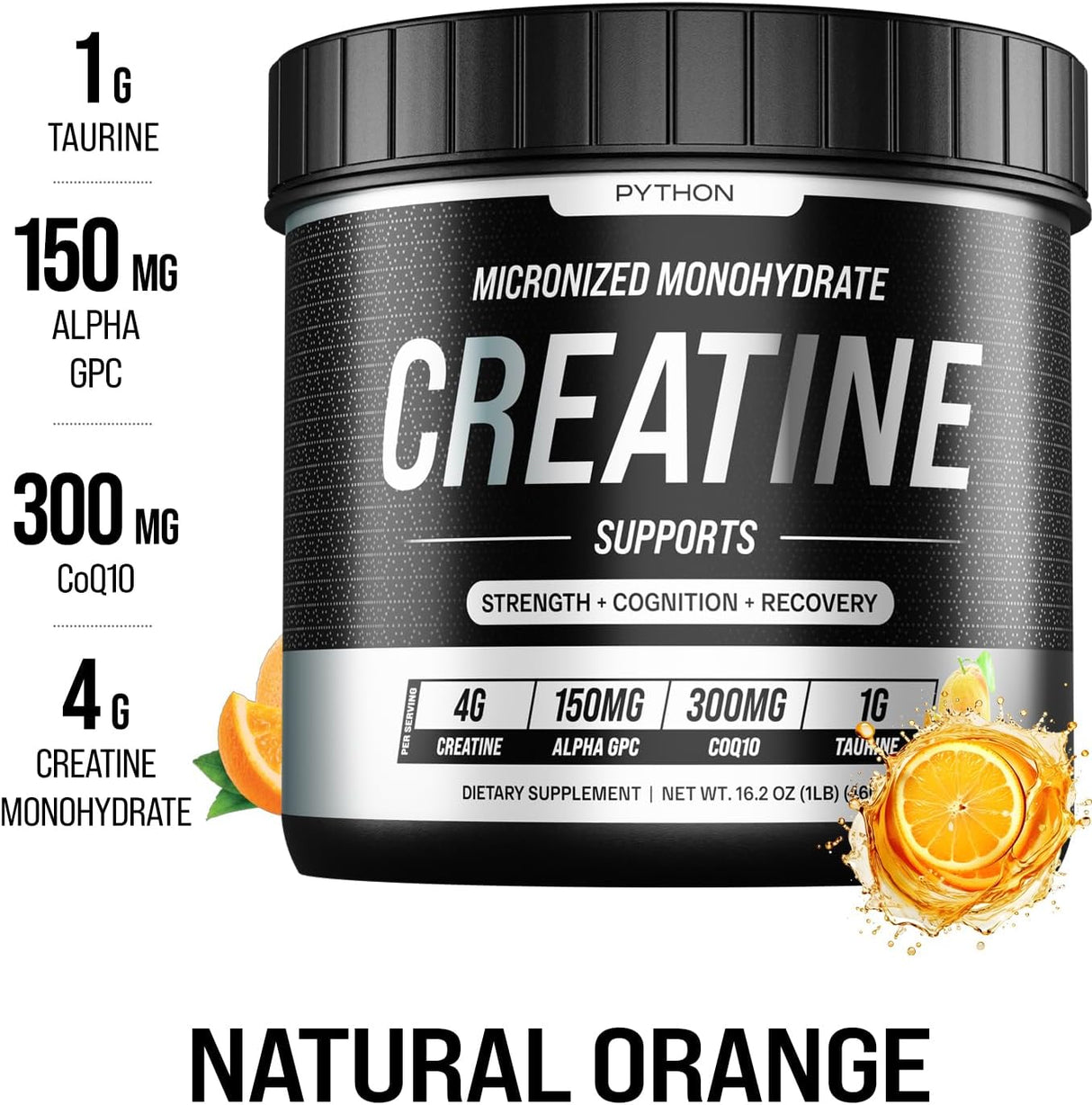 Gomitas de Creatina Monohidratada 5800mg - Vegan, Sin Gluten