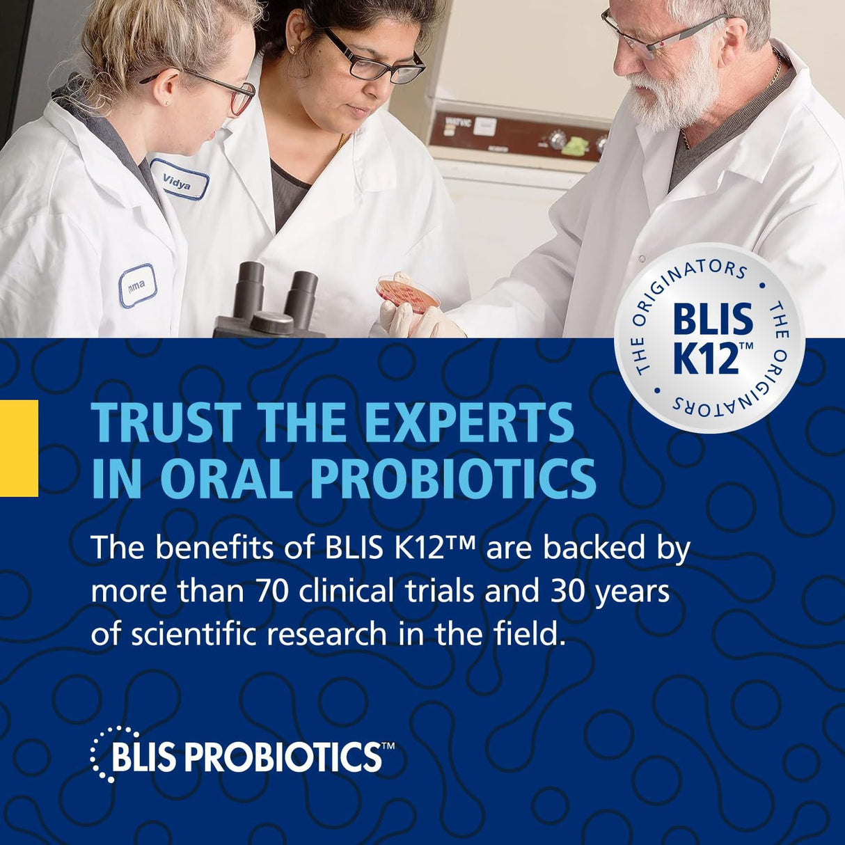 BLIS ThroatHealth Probióticos orales, 2.5 mil millones Cfu, 60 unidades