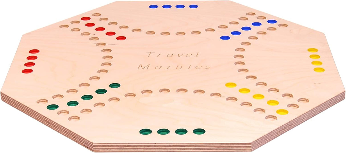 Juego de Mesa Travel Marble Chase - AmishToyBox