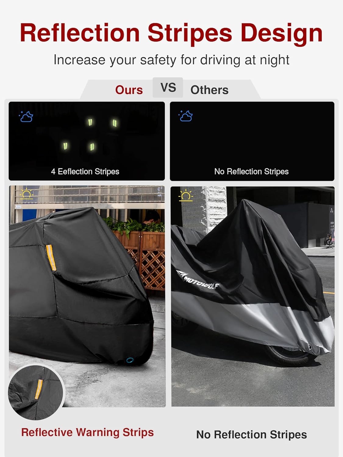 Funda de Bicicleta Exterior Impermeable con Agujero para Candado