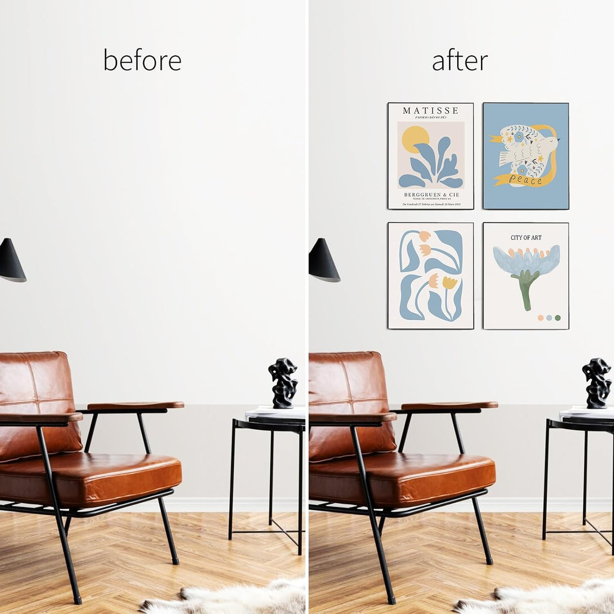 Decoración abstracta de pared, Matisse Peace Dove Decor Poster