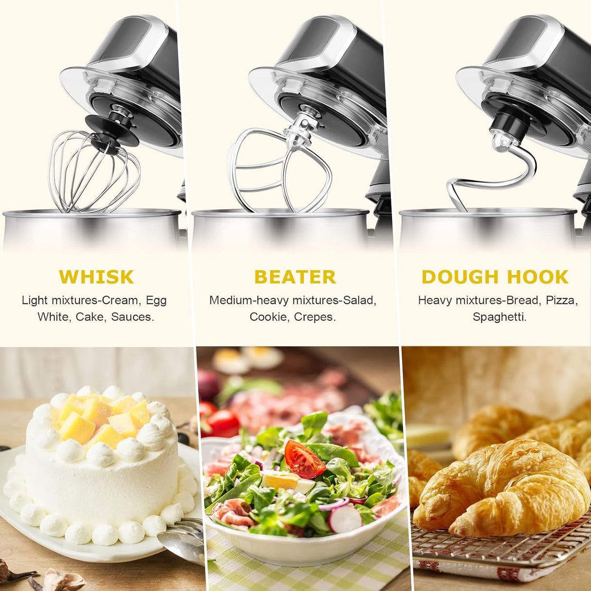 Batidora de Cocina en Caja, Kitchen in the Box, 3.2Qt, 6 Velocidades