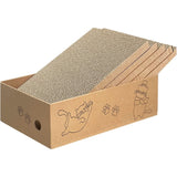 Caja de cartón rascador para gatos de interior 5 paquetes