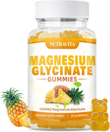 Suplemento de glicinato de magnesio 1000 mg con L-treonato