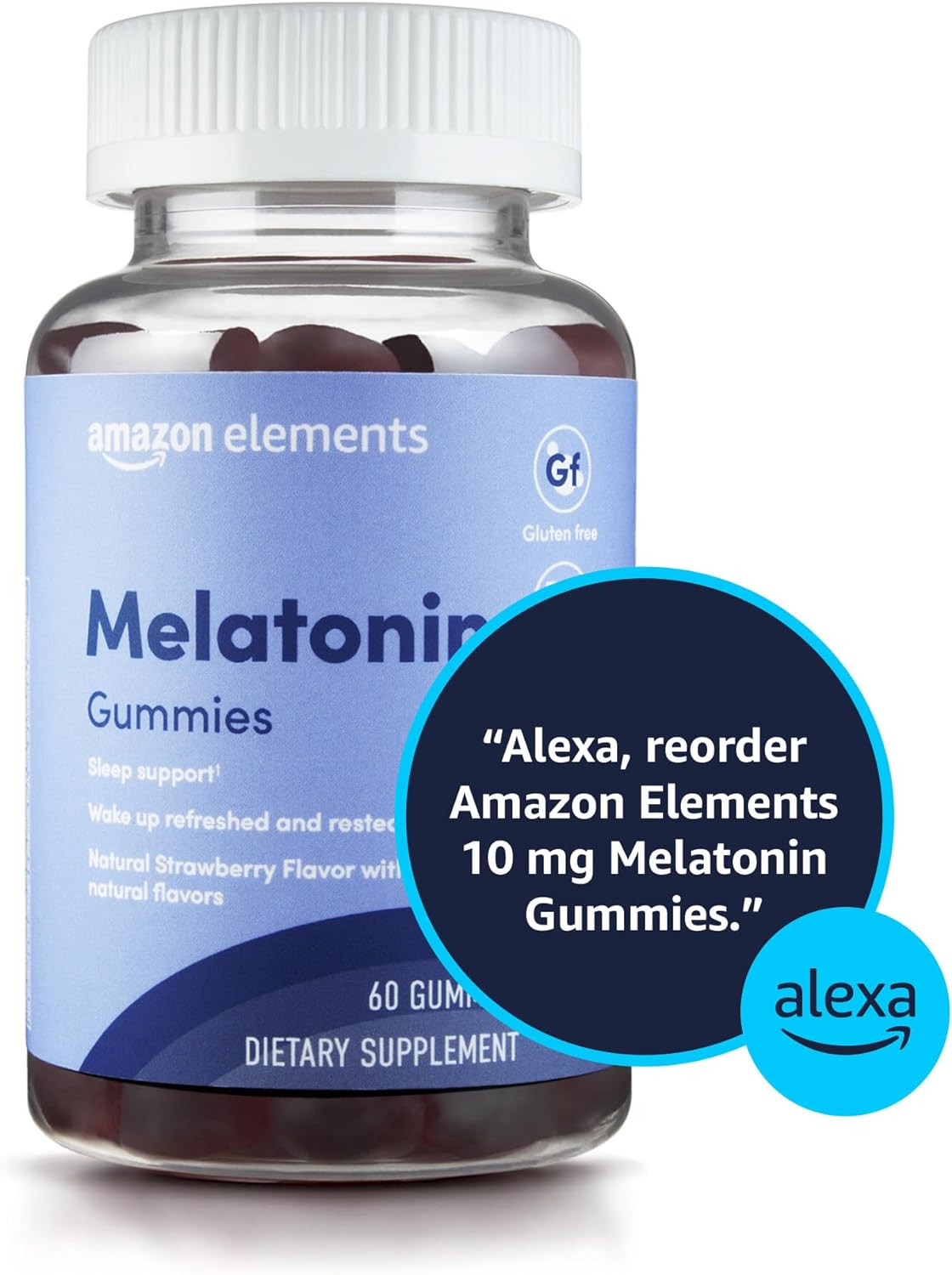 Gomitas apoya el sueño reparador de melatonina de 10 mg