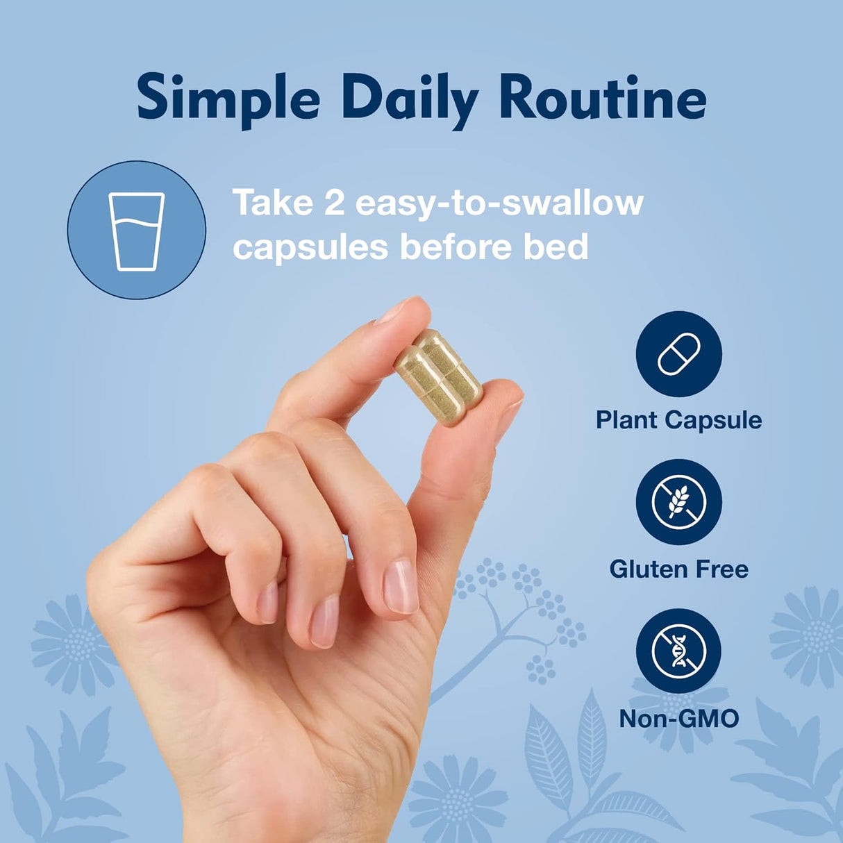 Suplemento natural para dormir promueve un sueño profundo