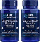 Suplementos Super Selenium Complex 200 mcg y vitamina E
