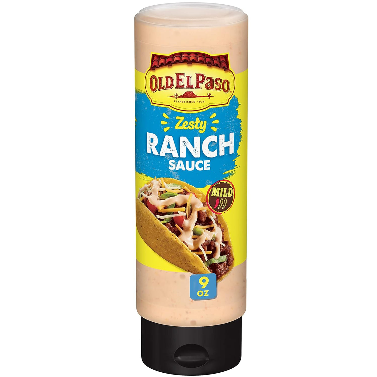 Salsa Taco Old El Paso, Salsa Ranch Zesty, Botella 9 oz.