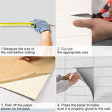 Paneles 3D Autoadhesivos Pared, Decoración, 20 Piezas