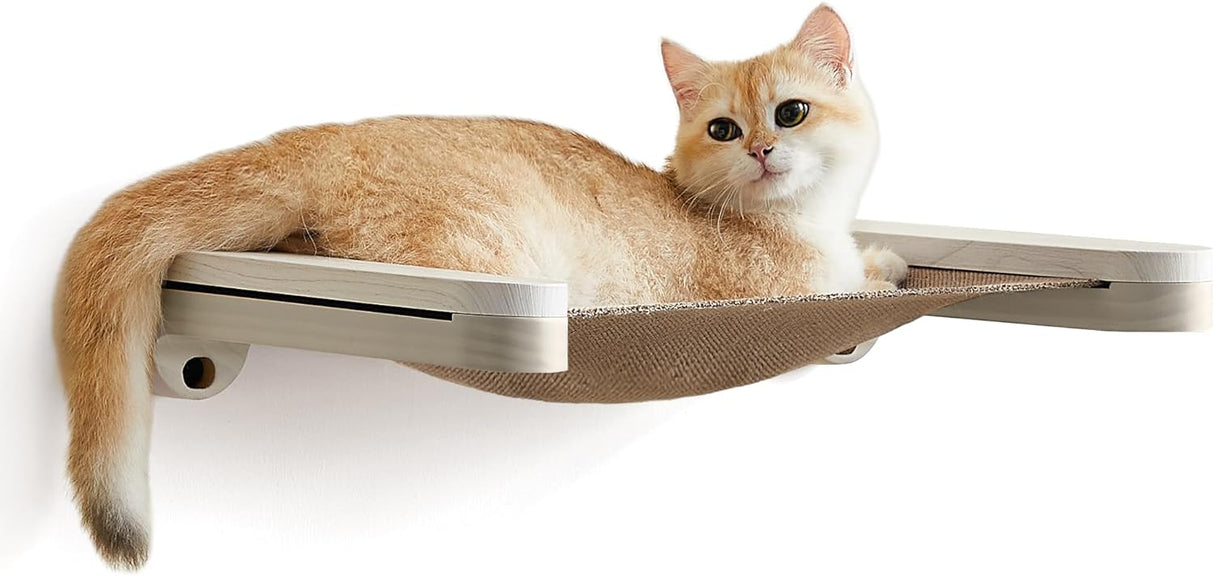 Hamaca para gatos Feandrea, montada en pared, modelo No.001
