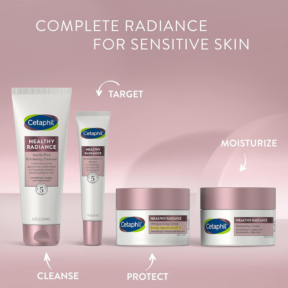 Crema facial renovadora de brillo saludable Cetaphil